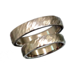 チタン ペアマリッジリング  スクラッチ