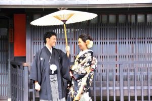 和装 新郎様 新婦様 前撮り写真