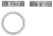 指輪 オリジナルハンドメイド チタン指輪