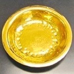 純金カレー皿 純金 鍛金 彫金 カレー ハンドメイド オリジナル品