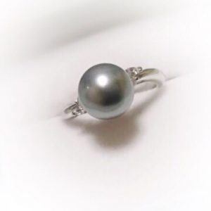 タヒチ真珠指輪