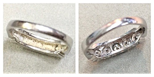 見えなくなっているダイヤモンド