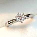 プラチナエンゲージリング