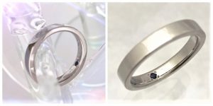 結婚10周年記念チタンリング