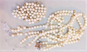 2連真珠ロングネックレスメンテナンス