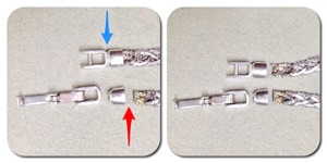 ブレスレット金具交換
