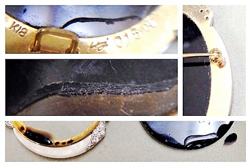 ストーンカメオ枠お直し