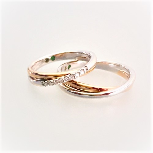 コンビネーションマリッジリング