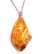 K18コハクペンダント