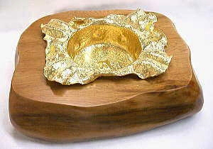 カスタムメイド 純金灰皿