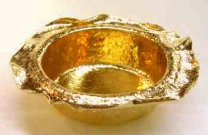 オリジナル 純金灰皿