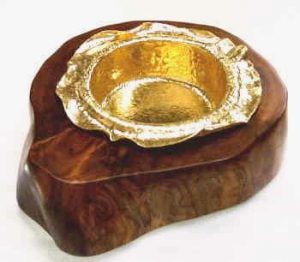 純金灰皿 オリジナル