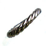 プラチナ縄目リング