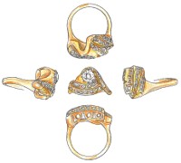 リング デザイン画