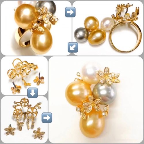 指輪をペンダントにリフォーム