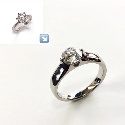 プラチナリングをリフォーム